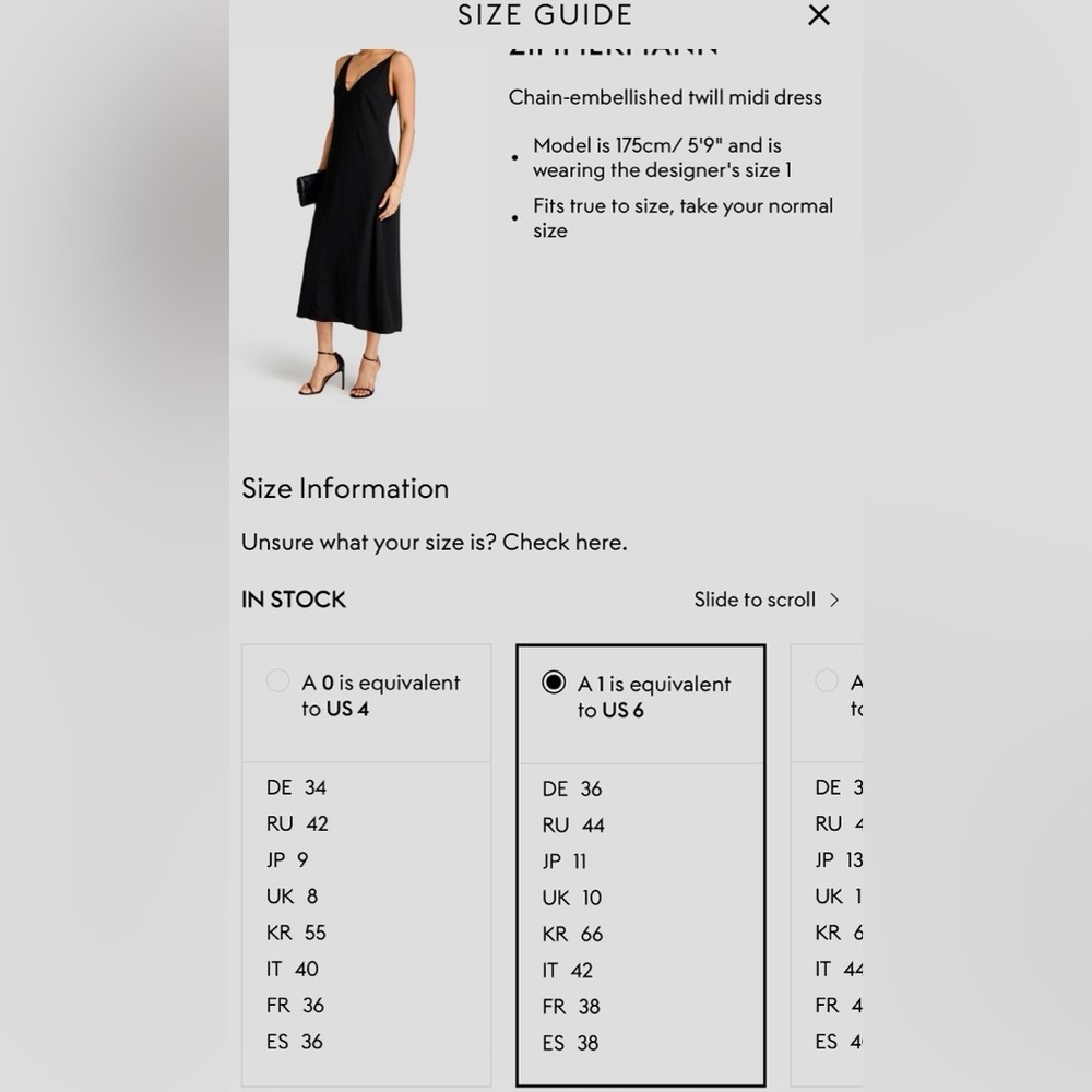 Zimmermann Black Chain-Embellished Midi Dress Size AU1-US 6, UK 10, FR 38, IT 42 - Picture 6 of 12